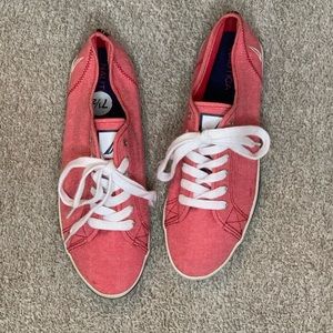 Nautica Red Lanyard Boat Shoes